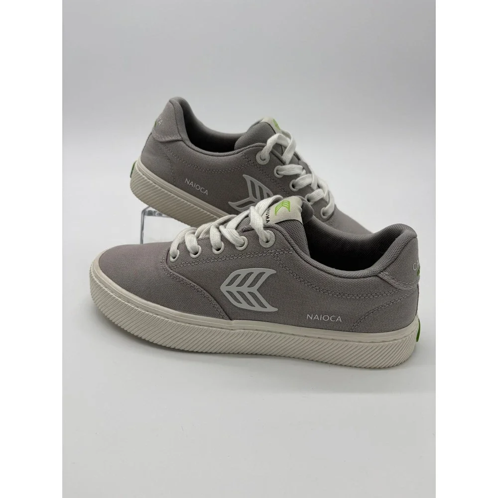 Cariuma Naioca‎ Mens 6.5 Women's 8 Canvas Low Top Skate Sneakers 601703G34W080